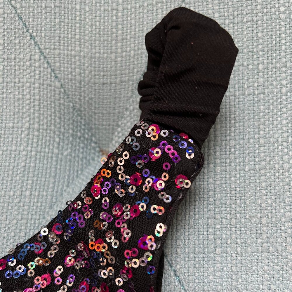 Ruby Rox Panel Of Sequins One Shoulder Mini Dress - image 4